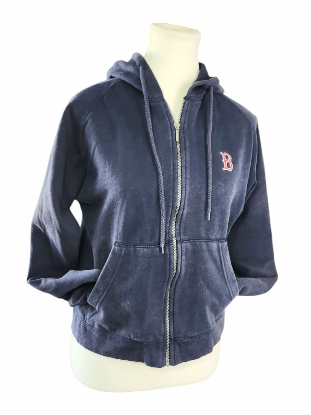 Antigua Boston Red Sox Women’s Small XS Full Zip Hoodie Faded Navy MLB Baseball